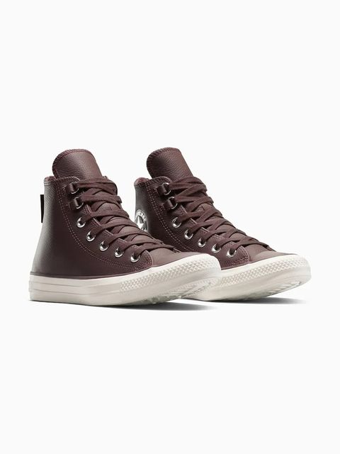 Converse trampki skórzane Chuck Taylor All Star kolor brązowy A13027C - zdjęcie produktu nr 2