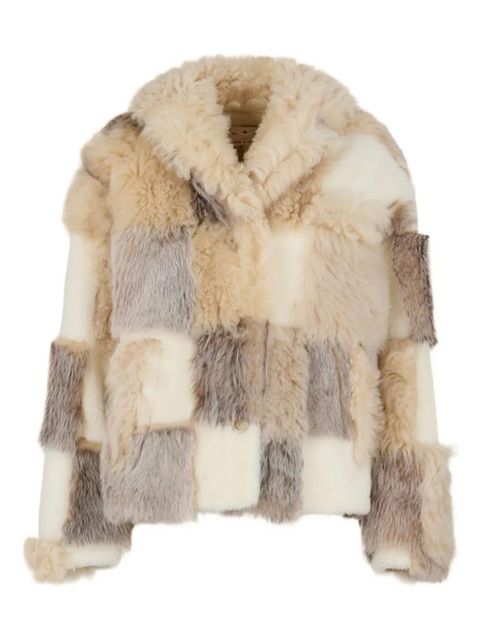 Marni patchwork fur jacket - White - zdjęcie produktu nr 1