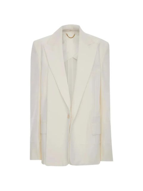 Victoria Beckham wool-blend blazer - Neutrals - zdjęcie produktu nr 1