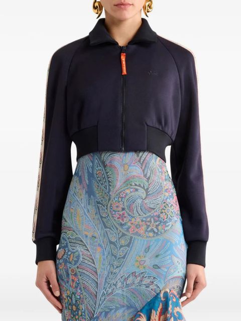 ETRO zip-fastening sweatshirt - Blue