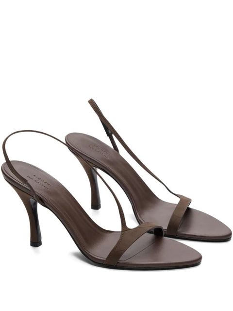 LouLou de Saison Lane strap heeled sandals - Brown - zdjęcie produktu nr 1