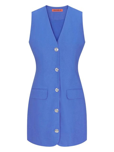 Simon Miller Carob mini dress - Blue - zdjęcie produktu nr 1