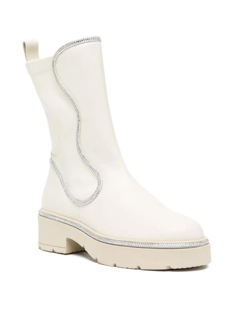 René Caovilla Onda boots - Neutrals