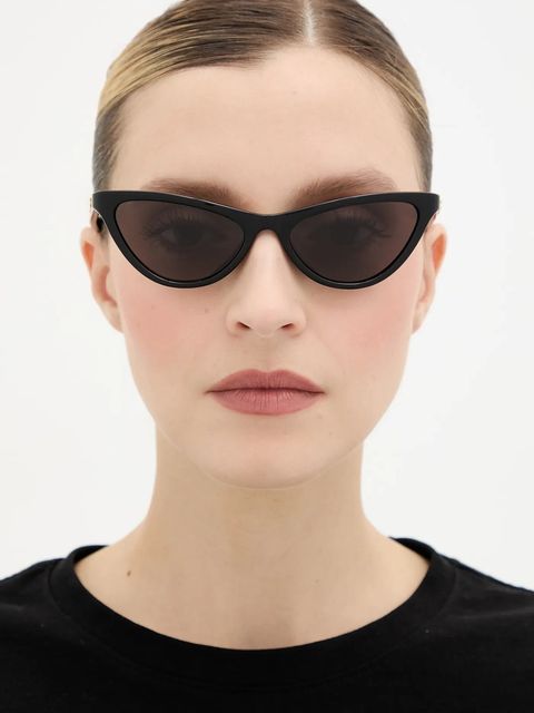 Bottega Veneta okulary przeciwsłoneczne damskie kolor czarny BV1414S