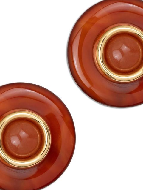 Jennifer Behr Devon plated earrings - Red