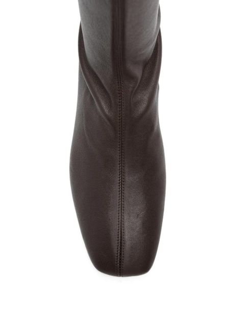 TOTEME nappa knee-high boots - Brown