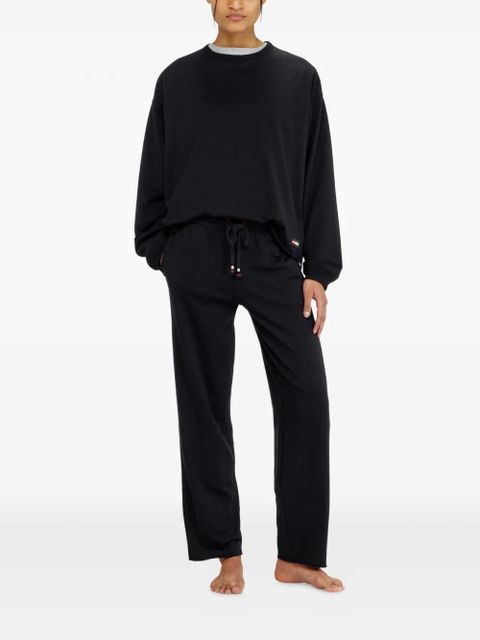 Diesel Peached drawstring cotton track pants - Black - zdjęcie produktu nr 2