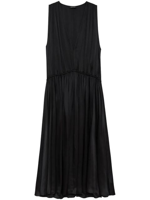ANINE BING Mia silk maxi dress - Black - zdjęcie produktu nr 1