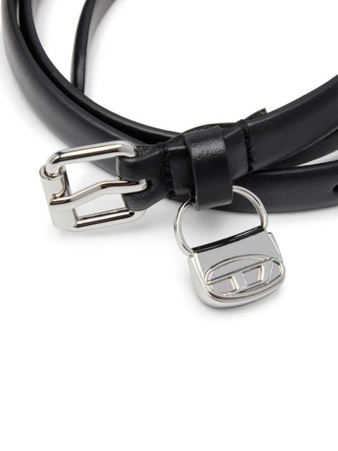Diesel B-Charm leather belt - Black - zdjęcie produktu nr 2