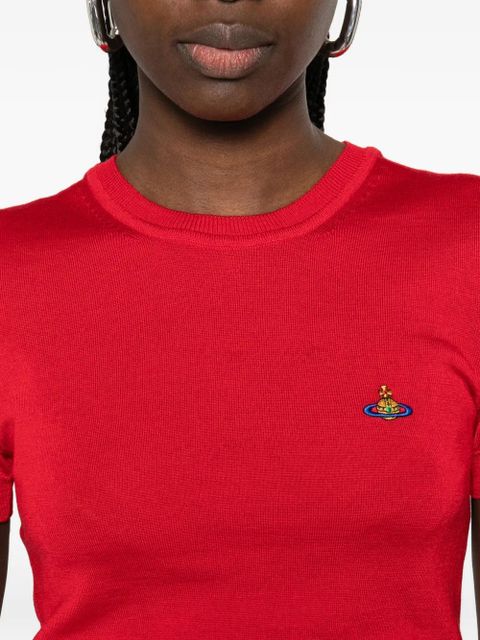 Vivienne Westwood logo-detail T-shirt - Red