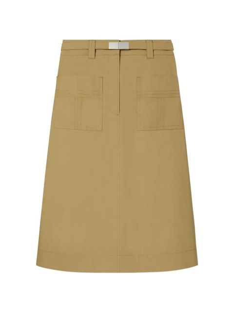 Tory Burch cotton camp skirt - Neutrals - zdjęcie produktu nr 1