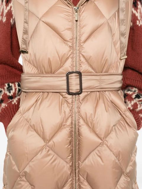 Max Mara belted quilted coat - Neutrals