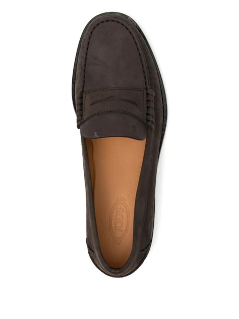 Tod's leather loafers - Brown