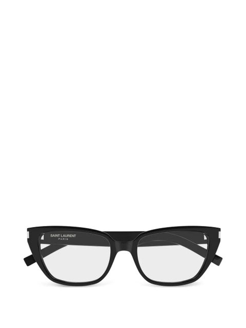 Saint Laurent Eyewear cat-eye frame glasses - Black - zdjęcie produktu nr 1