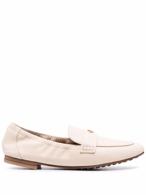 Tory Burch Ballet leather loafers - Neutrals - zdjęcie produktu nr 1
