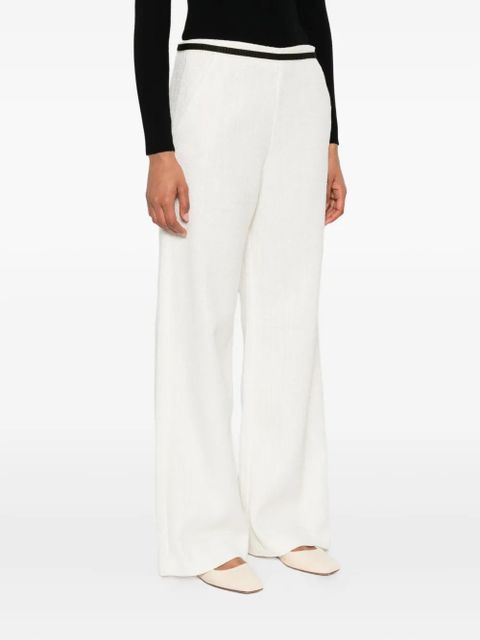 Maje ribbon-detail pants - Neutrals - zdjęcie produktu nr 2