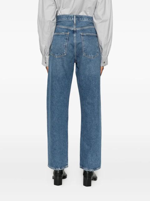 AGOLDE whiskering-effect jeans - Blue