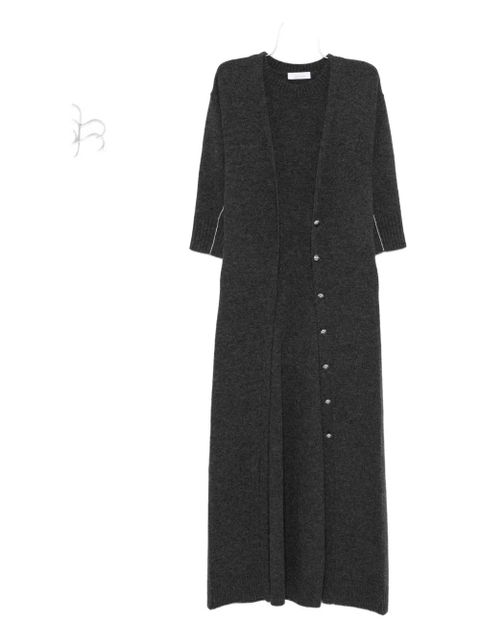 Rabanne layered midi dress - Grey