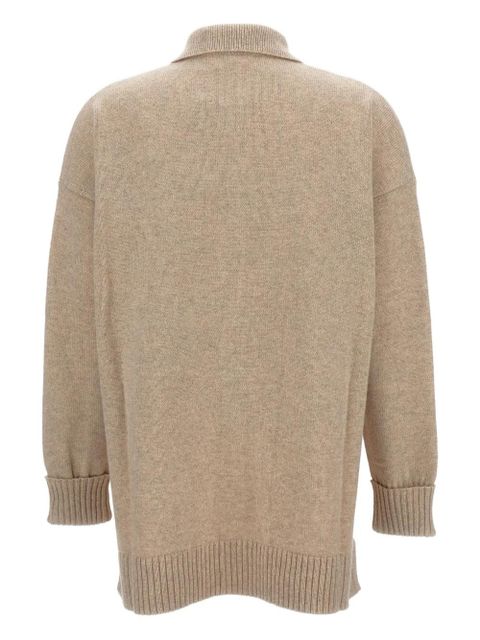 Max Mara buttoned cashmere shirt - Neutrals - zdjęcie produktu nr 2