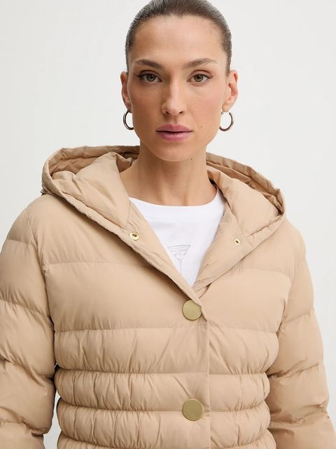 Armani Exchange kurtka kolor beżowy zimowa XW000652 AF15984