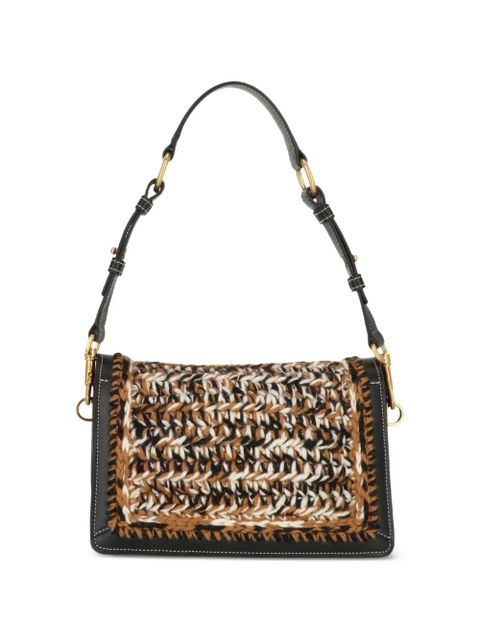 Tod's logo-plaque shoulder bag - Brown - zdjęcie produktu nr 2