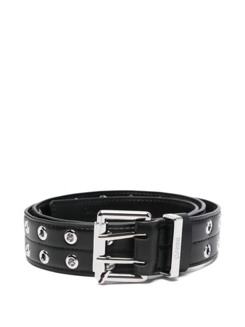 GANNI double-eyelet belt - Black - zdjęcie produktu nr 1
