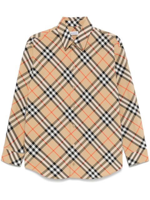 Burberry IP-check shirt - Neutrals - zdjęcie produktu nr 1