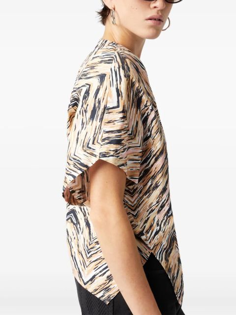 Missoni zigzag-print shirt - Neutrals