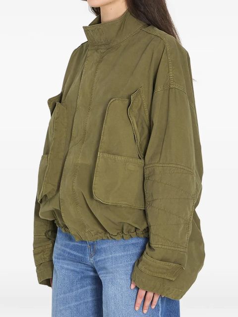 The Attico flap-pocket drawstring jacket - Green - zdjęcie produktu nr 2