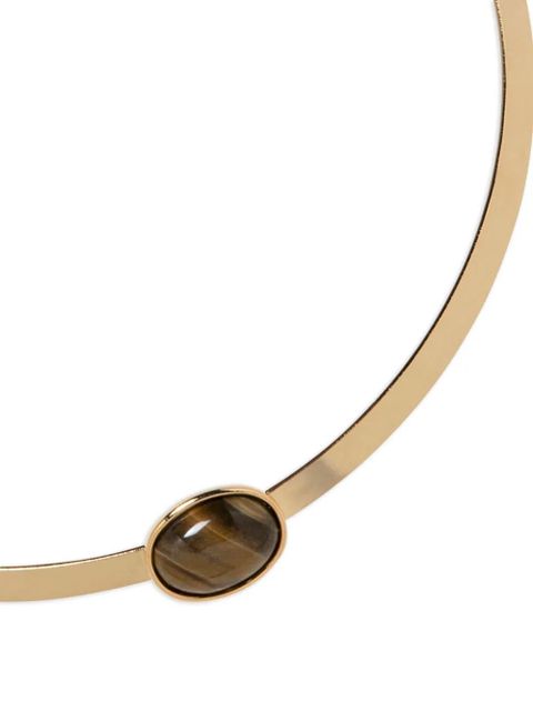 Jennifer Behr elaine tigers eye collar necklace - Gold - zdjęcie produktu nr 2