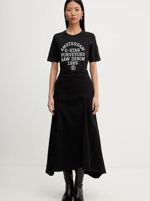 G-Star t-shirt bawełniany damski kolor czarny D27104-336