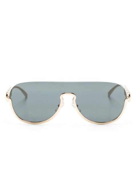 Versace Eyewear Medusa Head navigator-frame sunglasses - Grey - zdjęcie produktu nr 1