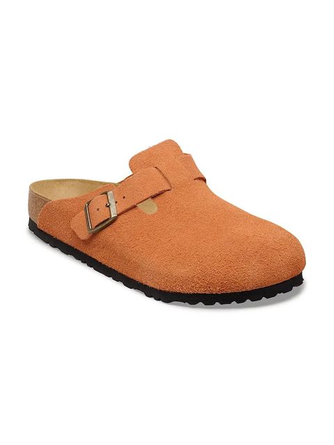 Birkenstock klapki zamszowe Boston - zdjęcie produktu nr 1
