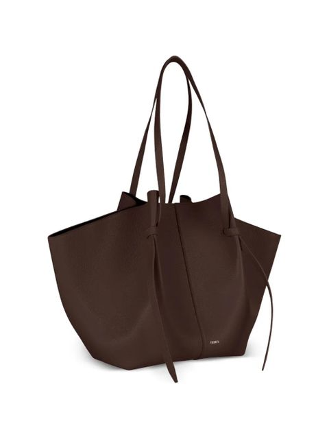 Yuzefi Xl Mochi leather shoulder bag - Brown - zdjęcie produktu nr 2