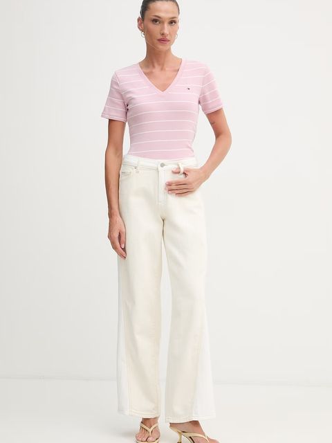 Tommy Hilfiger t-shirt damski bawełniany - zdjęcie produktu nr 1