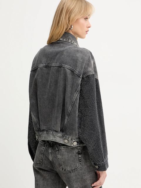 Pinko kurtka jeansowa kolor szary 104644 A2W4 - zdjęcie produktu nr 2