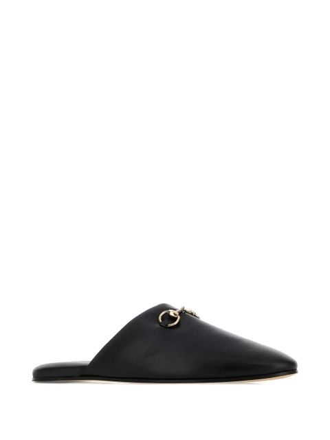 Gucci leather flat mules - Black - zdjęcie produktu nr 2
