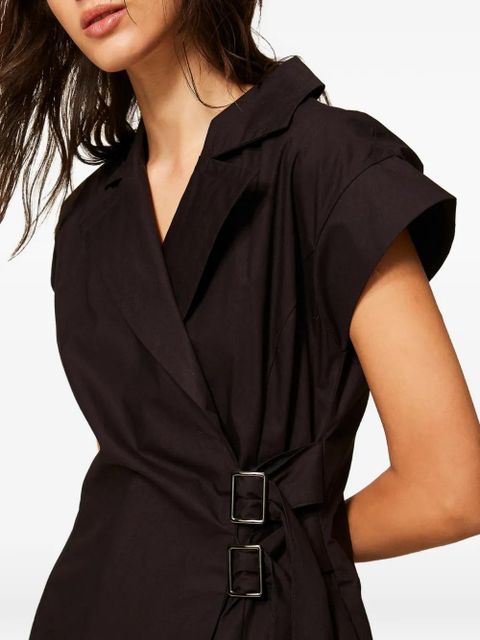 TWINSET double-breasted dress - Black