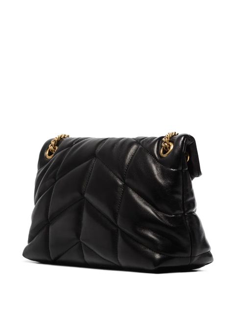Saint Laurent small Loulou Puffer shoulder bag - Black