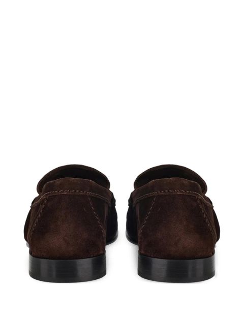 Miu Miu suede loafers - Brown