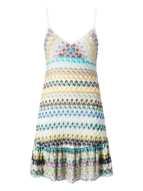 Missoni knitted mini dress - Blue - zdjęcie produktu nr 1