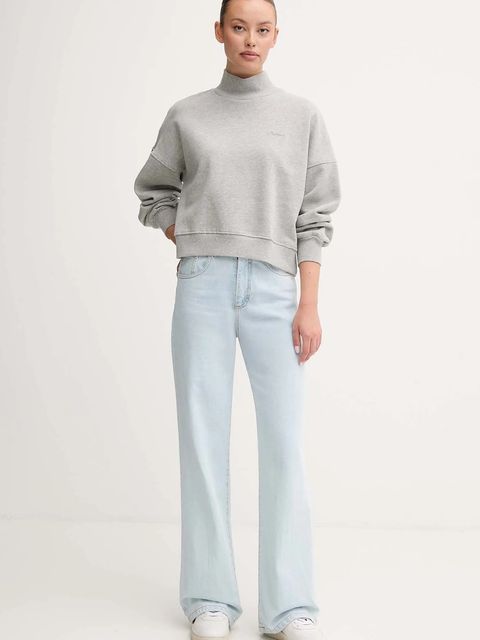 Pepe Jeans bluza damska kolor szary gładka PL5800007 - zdjęcie produktu nr 2