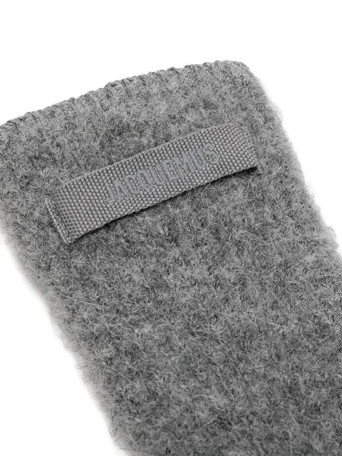 Jacquemus ribbon gloves - Grey - zdjęcie produktu nr 2