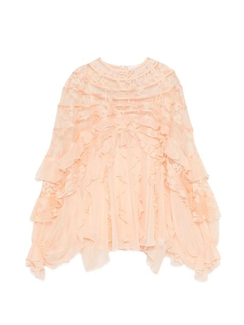 ZIMMERMANN Rebellion Splice Billow blouse - Neutrals - zdjęcie produktu nr 1