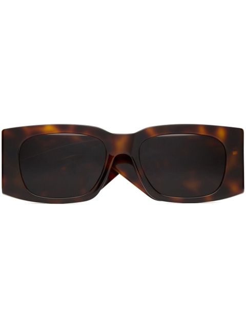 Saint Laurent Eyewear SL 654 rectangle-frame sunglasses - Brown