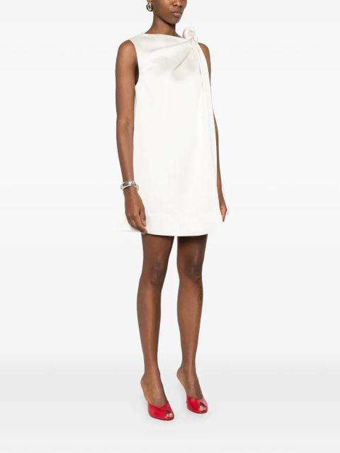Eleh drape mini dress - Neutrals