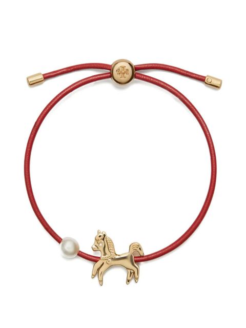 Tory Burch Curiosity horse-slider bracelet - Gold - zdjęcie produktu nr 1