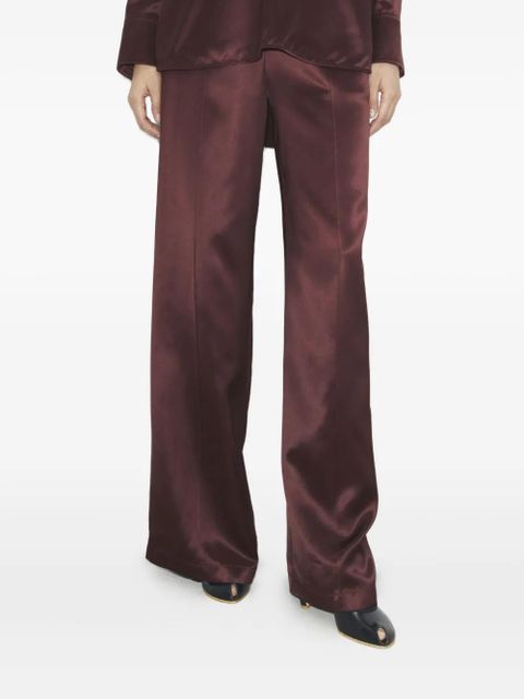 Tory Burch elasticated-waistband trousers - Purple