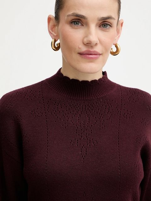 Twinset sukienka z dodatkiem wełny mini rozkloszowana 252TT3216