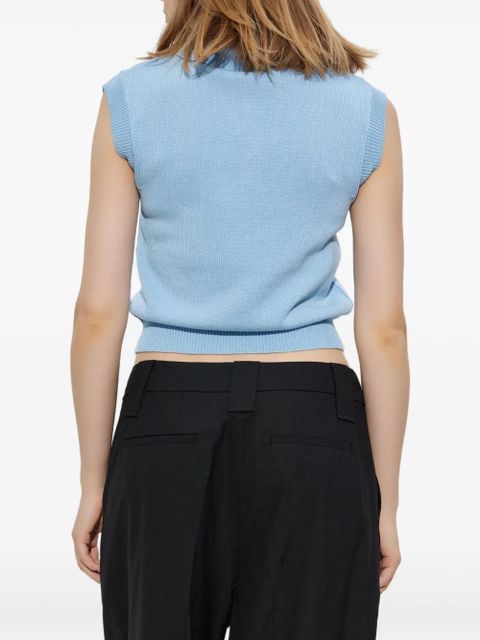 Marni cotton polo top - Blue